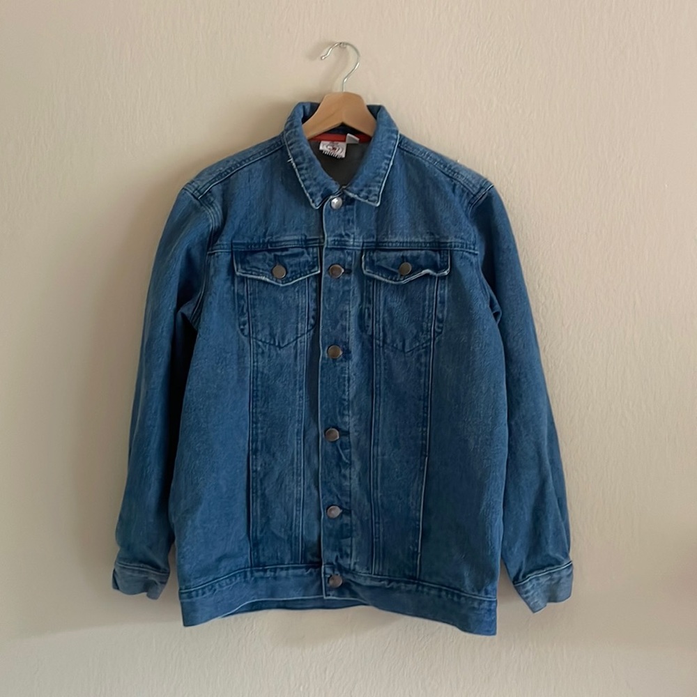 Oversized Micky Mouse Denim Jacket (M)